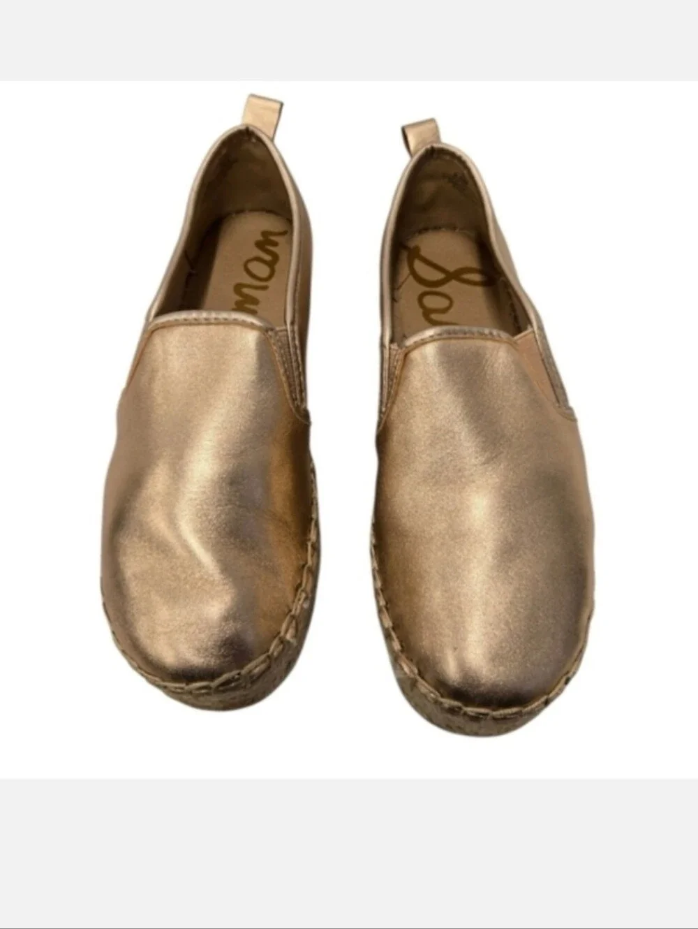Sam Edelman Carrin Espadrilles in Metallic Rose